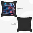 thumbnail image 6 of Whimsical 18x18in Throw Pillow Covers Set of 2 - Vibrant Shapes & Dreamy Colors for Couch Bed Car Decor, 6 of 8