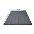 thumbnail image 4 of 8x18ft Heavy Duty PVC Coated Black Dump Truck Mesh Tarp with 5.5 Inch 18oz Double Pocket Brass Grommets Reinforced Stitching for Manual Electric Dump Truck Systems, 4 of 7