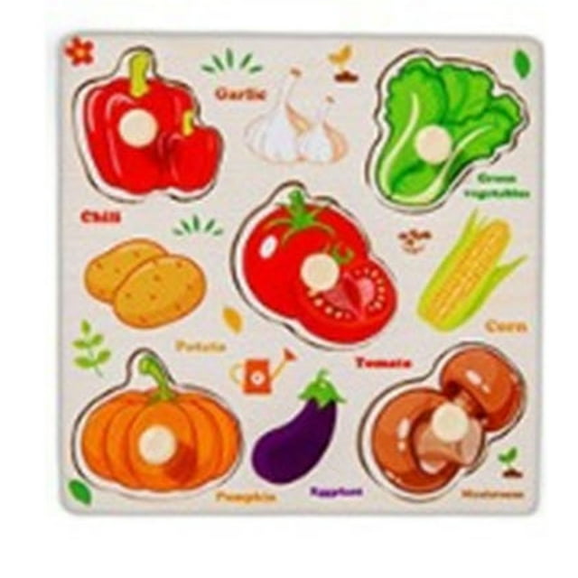 HWRETIE Wooden Alphabet Puzzle Board Educational Tools