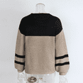 thumbnail image 5 of MESSUEN Pull Over Sweaters Womens Baggy Sweater Thermal Sweater for Women Womens Long Sleeve Shirts Ladies Sweaters for Winter Sweater Tops for Women Woman Shirts Black L, 5 of 5