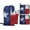 Texas Flag, variant on Texas Flag Oven Mitts and Pot Holders Sets of 4, Cotton Lining with Non-Slip Hot Pads Heat Resistant Oven Gloves for Kitchen Cooking Baking Grilling