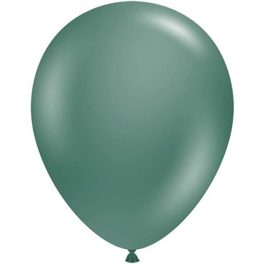 12 Tuftex Evergreen Balloons 17" Made In USA