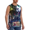 thumbnail image 2 of Joker Harley Quinn Suicide Men's Tank Top Lightweight Summer Sleeveless Tee Shirt Muscle Tank Tops Workout T-Shirts Casual Athletic Undershirts, 2 of 7