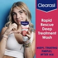 thumbnail image 6 of Clearasil Rapid Rescue Deep Treatment Wash, Normal to Oily Skin, 6.78 fl oz, 6 of 12