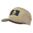 thumbnail image 2 of Middle State Kansas Embroidered Patch Cap - Khaki OSFM, 2 of 5