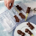 thumbnail image 6 of Crystalia Polycarbonate Animals Shape Chocolate Molds 8 Independent 3D Clear Cavities for DIY, 6 of 6