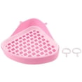 thumbnail image 1 of Rabbit Toilet Litter Tray,Small Animal Toilet Potty, Pet Litter Trays for Rabbit, (Pink), 1 of 5