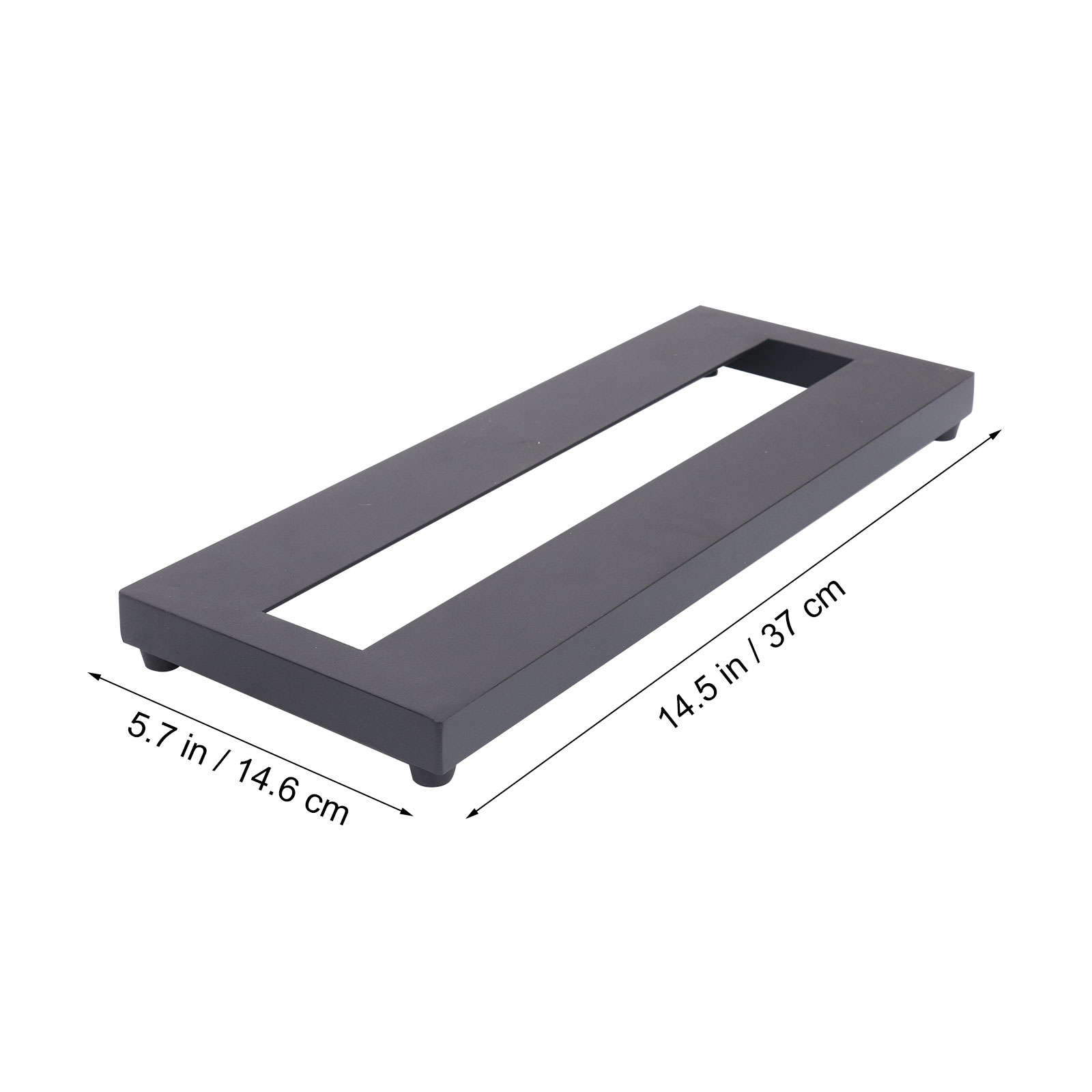 LULULION 1 Set Black Guitar Effect Bracket Pedalboard Tape Mount for Electric Guitar Accessories