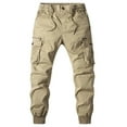 thumbnail image 1 of WEAIXIMIUNG Thermal Pants Mens for Extreme Cold Weather Mens Plus Size Pants Fashion Multicolor Casual Overalls., 1 of 2