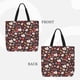 thumbnail image 2 of Fotbe To The Best Mom Bolsa Tote con Estampado para Mujer, Bolsos con Cremallera, Bolsa de Hombro Casual de Gran Capacidad con Bolsillos Internos, 2 of 7