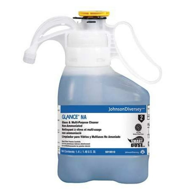 DIVERSEY 95019510 Liquid Glass and All Purpose Cleaner, 1.4L, Blue