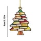 thumbnail image 3 of Colgante de árbol de Navidad, libro de Navidad, árbol, atrapasol, adorno para coche, decoración acrílica navideña para fiestas., 3 of 5