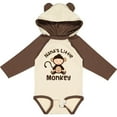 thumbnail image 3 of Inktastic Nana's Little Monkey Boys or Girls Long Sleeve Baby Bodysuit, 3 of 5