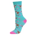 thumbnail image 1 of Women's Comfort Novelty Crew Socks, Deer, 1 Pair, 1 of 2