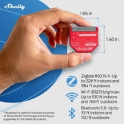Shelly 1PM Gen4 | Wi-Fi, Zigbee, Matter Smart Relay Switch with Power Metering, 1-Channel 16A | Home Automation | Alexa, Google Home, Apple HomeKit Compatible | iOS Android App | No Hub