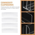 thumbnail image 3 of FONDOTIN Supermarket Shelf Dividers 4Pcs Transparent PVC for Shelves Retail Display, 3 of 8