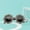 Coffee, variant on Flower Sunglasses Cute Colorful Flower Glasses for Boys Girls Children