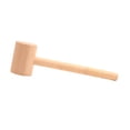 thumbnail image 1 of Martillo artesanal de cuero de madera, martillo para estampado de cuero, accesorios profesionales sólidos, mazo de tallado para carpintería de cuero, 1 of 8