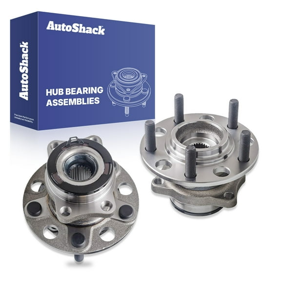 AutoShack Rear Wheel Hub Bearing Assemblies with ABS| Replacement for 2007-2017 Jeep Patriot | 2-PC