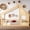 Natural, variant on Full House Floor Bed with Window and Shelf, Solid Wood House-Shaped Bed Frame, Low-Profile Montessori-Style Bed with Roof Design, No Box Spring Needed, Twin Size, Natural