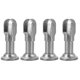 thumbnail image 1 of 4 Pcs An Fittings Toilet Partition Hardware Restroom Partition Bracket Stainless Steel Support Feet Boris, 1 of 2
