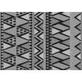 thumbnail image 1 of Ahgly Company Indoor Rectangle Patterned Black Eel Black Area Rugs, 5' x 8', 1 of 1