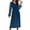 Blue#beach dresses for women, variant on Jinhomg Women Velvet Maxi Dress Chiffon Patchwork Long Sleeve V Neck Cocktail Dresses A-Line Flowy Tunic Dress Wedding Guest Dresses