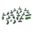 thumbnail image 3 of lionlar 18 Pieces Soldier Figure Models 1:35 Mini Figures for Games Hobby Sand Table Green, 3 of 9