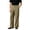N1-Khaki, variant on Havenx Men's Baggy Dress Pants Pleated Wide Leg Elastic Waist Dress Pants with Pockets Button Pant Business Office Work Vintage Relaxed Fit Wear,Black L