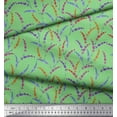 thumbnail image 2 of Soimoi Polyester Crepe Fabric Lavender Floral Print Fabric by Yard 42 Inch Wide, 2 of 3
