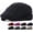 Black, variant on Winter Knitted Newsboy Hat with Ear Flaps - Warm Vintage Beret Style Ivy Cap for Women & Men, Thick Stretch Knit Beanie for Cold Weather