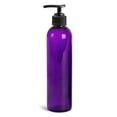 thumbnail image 1 of Royal Massage 8oz Empty Massage Oil Bottle with Pump - Purple, 1 of 1