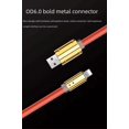 thumbnail image 3 of Adecuado para bricolaje hecho a mano para Apple Huawei OPPOTypeC cable de datos CarPlay de coche luminoso RGB con cable redondo de silicona, 3 of 4