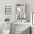 thumbnail image 5 of Farmhouse Flower Bathroom Decor - Cotton Hydrangea & Butterfly Pictures, Wall Art for Your Home, 12x16, 5 of 7