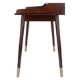 thumbnail image 4 of Winsome Wood Sonja Writing Desk, Walnut Finish, 4 of 5
