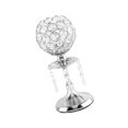 thumbnail image 1 of Xingzhi Luxury Crystal Candle Holder Pillar Candlestick Ceremony Decor Table Stand Silver S 1Set, 1 of 6