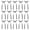 Black, variant on Uxcell 20 Pcs Bow Cake Bowknot Decorations, 3x5.7 Inch Satin Bowknot for Cake Dessert Craft DIY, Light Blue
