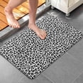 thumbnail image 4 of Black Leopard Print Bathroom Rugs Mat,Non Slip Microfiber Bathroom Rug,Rubber Backing,Soft Bathroom Mats for Bathroom Floor,Tub and Shower,20x32in(50x80cm), 4 of 5