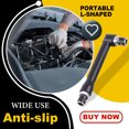 thumbnail image 3 of tredstone Socket Wrench L-shaped Handheld Spanner Double Head Ratcheting Repairing Woodworking Electricity Maintenance Reusable Tool, 3 of 7