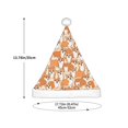 thumbnail image 3 of Haiem Corgi Animal Pattern Santa Hat Confortable Velvet Christmas Hat for Christmas Party Favors Fit for Adults and Kids, 3 of 6