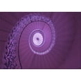 thumbnail image 1 of Ahgly Company Indoor Rectangle Patterned Dark Orchid Purple Area Rugs, 2' x 5', 1 of 1