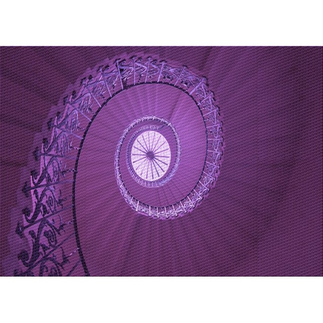 Ahgly Tapis Rectangulaire Lavable en Machine Intérieur Transitionnel Orchidée Foncée Violet, 7 Pieds x 10 Pieds