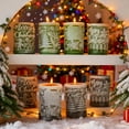 thumbnail image 6 of JDH 2PCS Christmas Candle Mold, 3D Merry Christmas Snowflake Christmas Tree Pattern Cylindrical Silicone Resin Candle Soap Wax Mold, Gypsum Decoration Christmas Chocolate Cake Baking Mold, 6 of 9