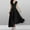 Black, variant on ZZwxWA Evening Dresses for Women Formal 2025 Empire Waist Plus Size Dresses Solid Short Sleeve Ankle Length Sundress S-5XL