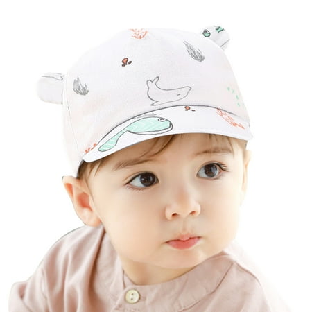 

Cap Cap Soft Peaked Sun Summer Cute Breathable Baby Printed Cartoon Spring Hat Boys Girls Kids Hats & Caps Kid Hiking Gear