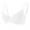 White, variant on RongHuan Push Up Bras for Women Full Coverage Underwire Bra Solid Color Padded Bralette Everyday Bra
