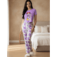 thumbnail image 4 of Pijama De 3 Piezas Mujer Pantalon Short Y Playera A Juego, 4 of 5