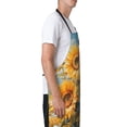 thumbnail image 3 of Bingfone Sunflower Field Art Apron Gifts For Men, Women Professional Grade Chef Apron for Kitchen,BBQ & Grill, 3 of 8
