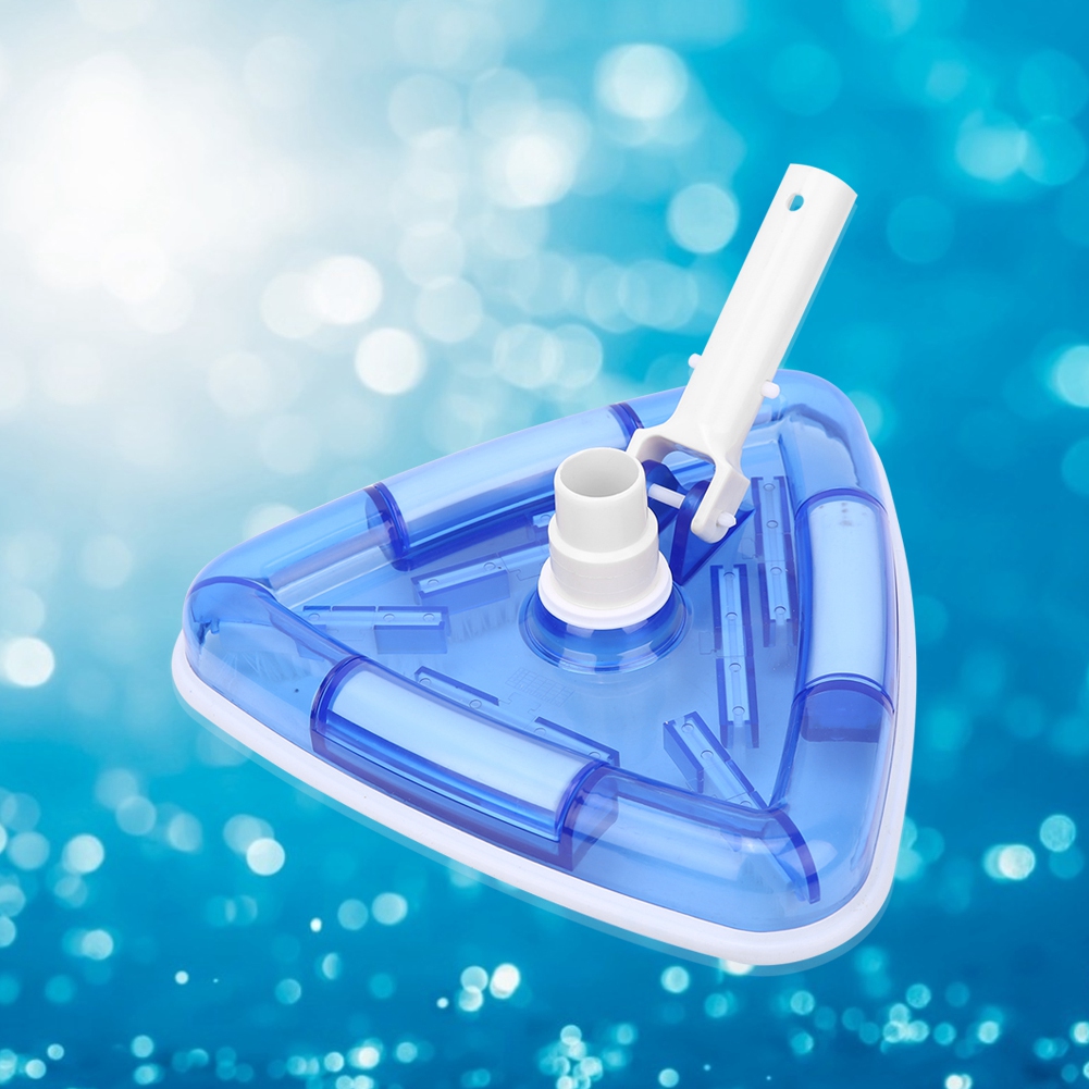 Tebru Pool Vacuum Brush Head,Triangle HeavyDuty Pool