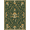 Green Tan Cream, Pattern 10, variant on ODIKA 8'x10' Washable Area Rug Dining Under Mushroom Botanical Forest Toadstool Motifs Table for King Size Bedroom Bed, Master Suite, Non-Shedding, Easy Care